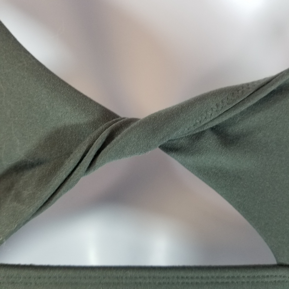 Aerie drab green wire free bra - Picture 3 of 6